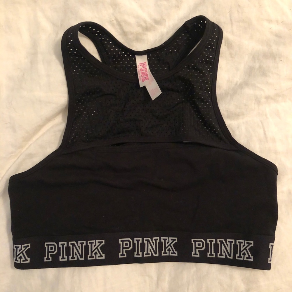 VS Pink High Neck Sports Bra